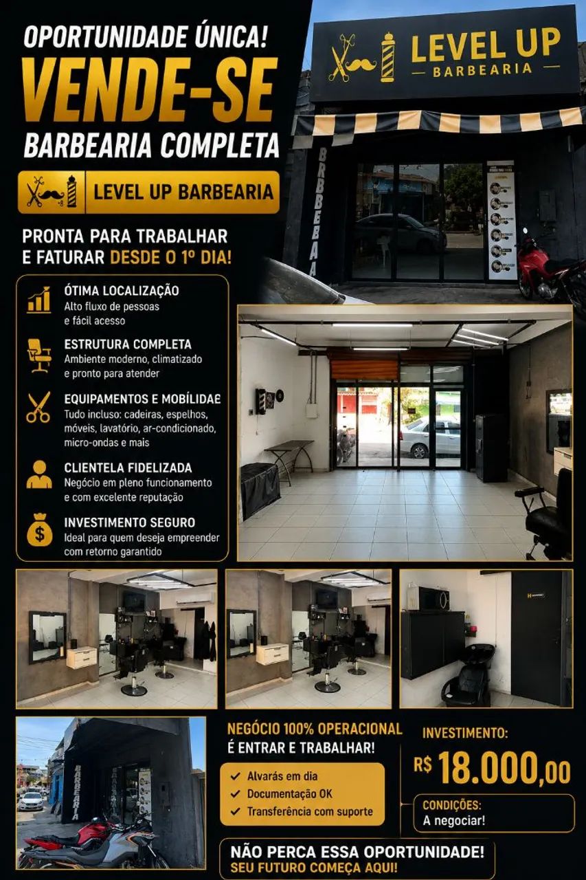 Barbearia completa ( negociação)