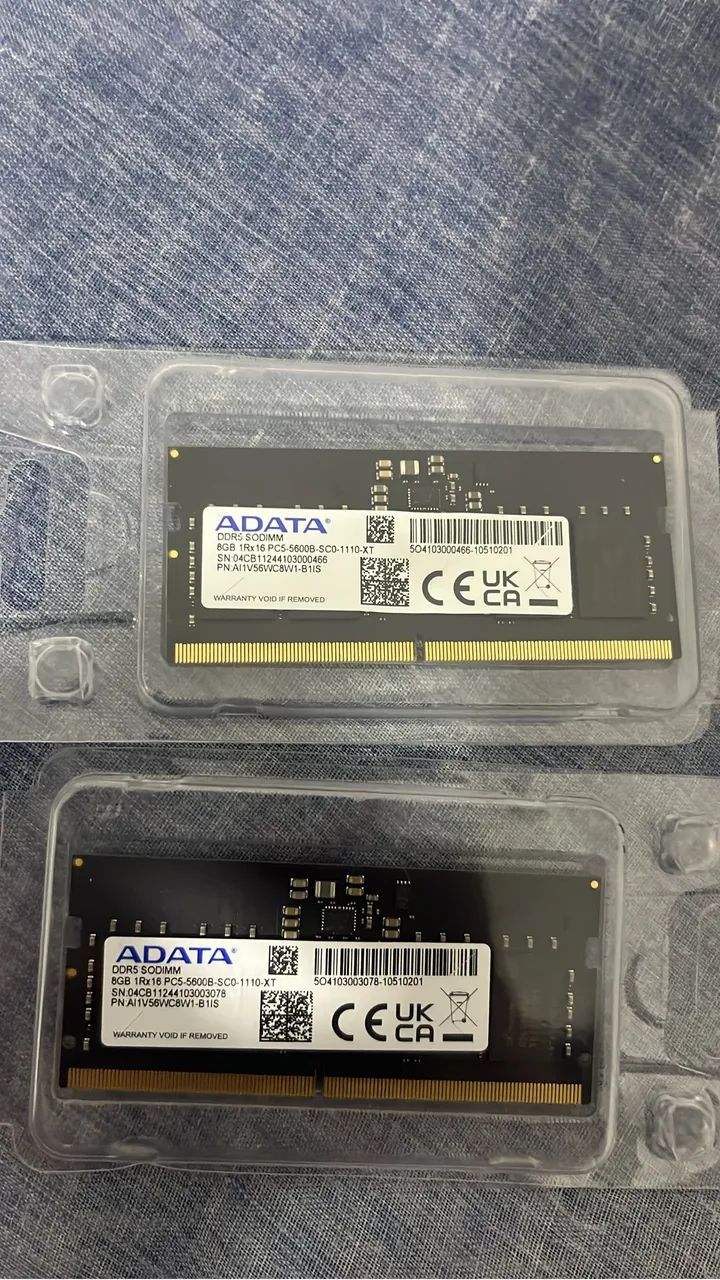Memória DDR5 8gb Notebook