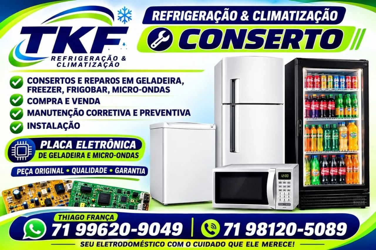 CONSERTO DE GELADEIRA E MICRO-ONDAS 