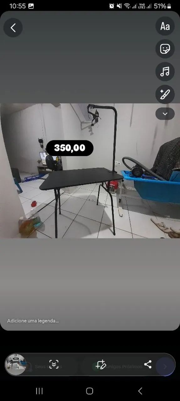 Soprador, gaiola, mesa e Tesouras pet - Foto 3