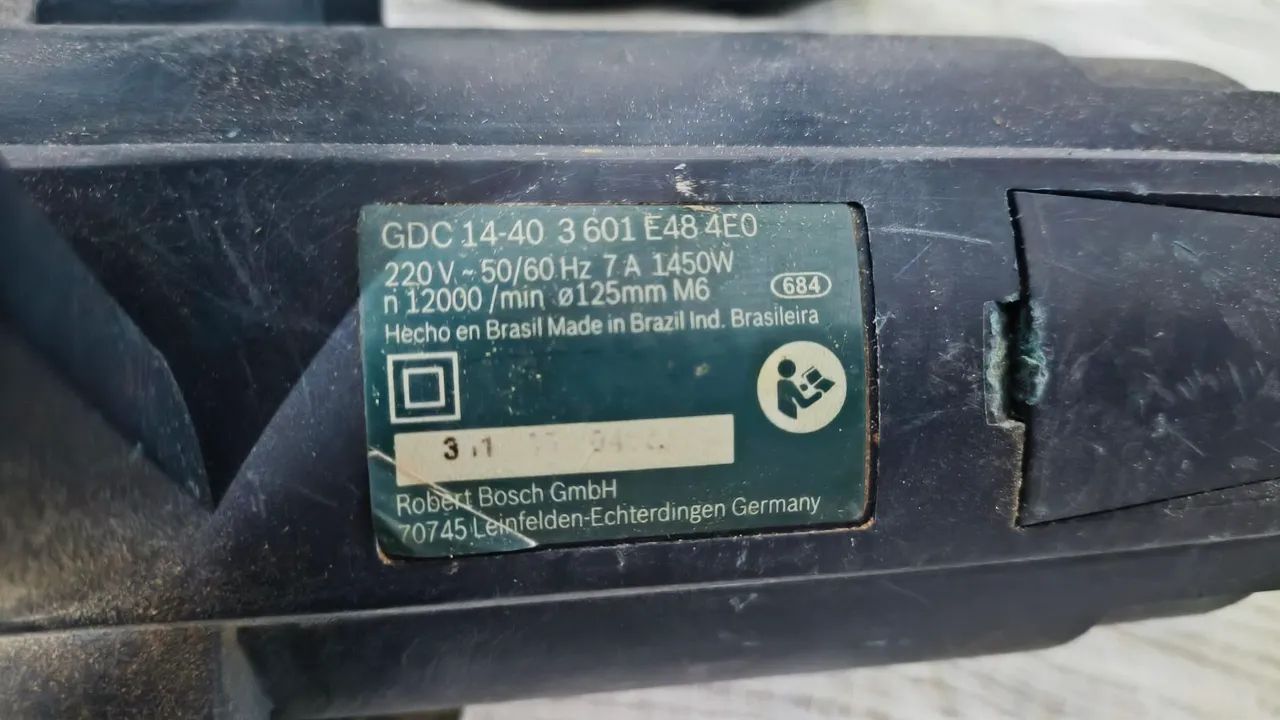 Serra mármore Bosh 1450W   - Foto 3