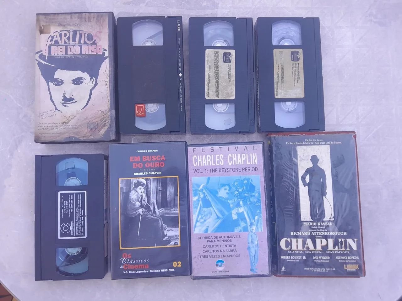 Vhs seleção Carlitos Charles Chaplin ( ler descrição anuncio