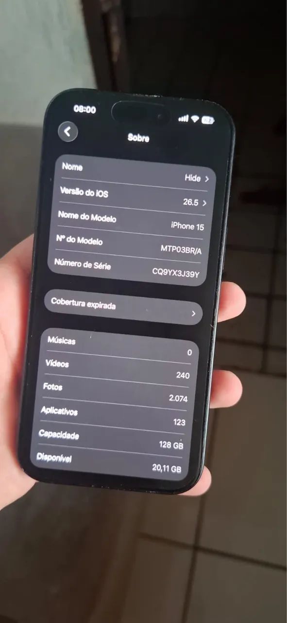 Vendo iPhone 15 novinho - Foto 2