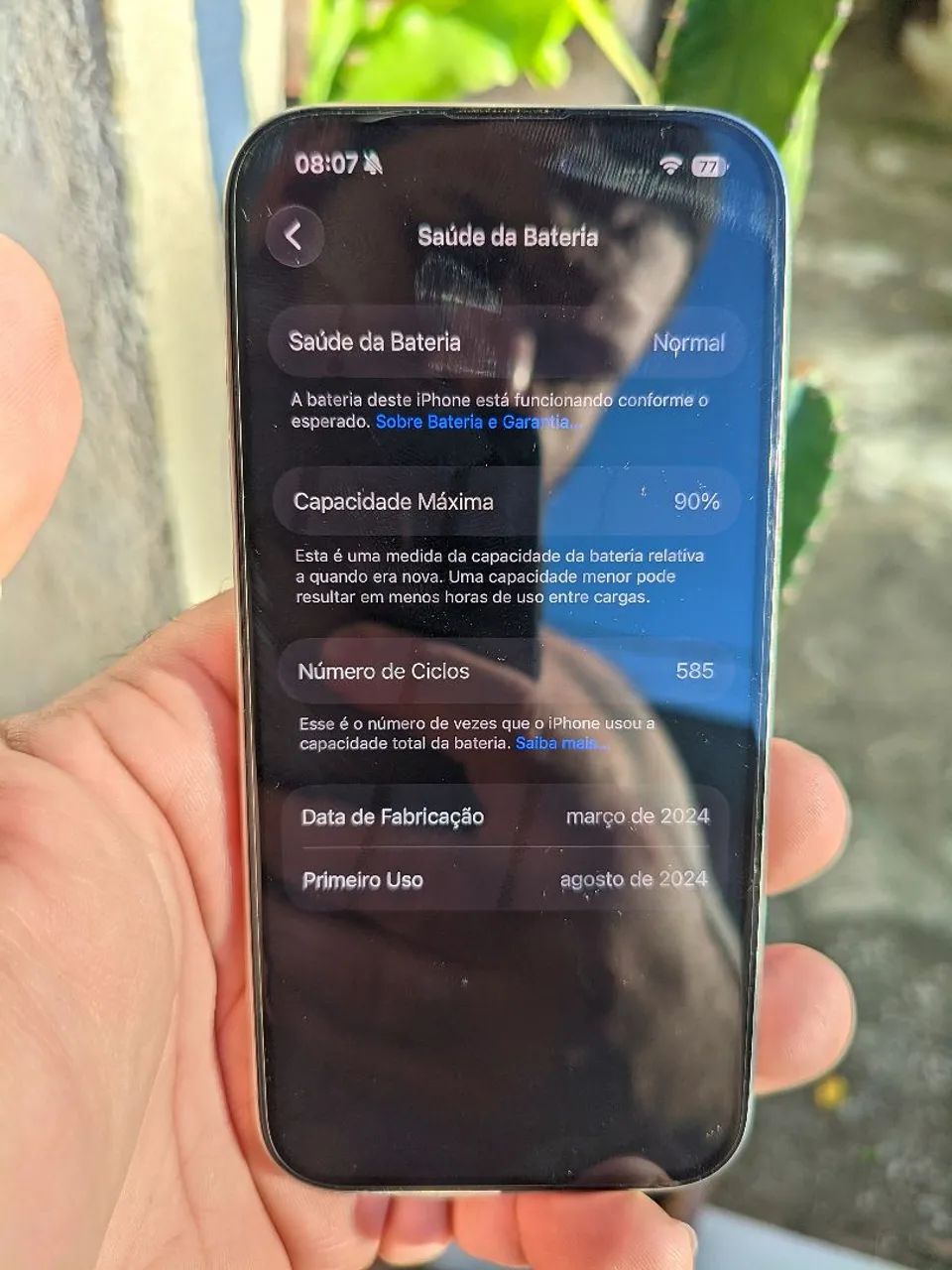 iPhone 15 PRO titânio natural  - Foto 5