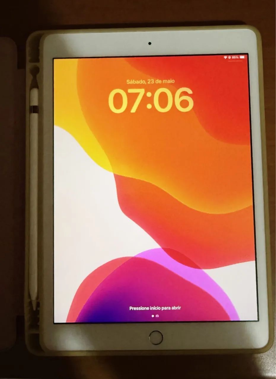 IPAD 7a geração - 32gb - com Apple Pencil - única dona - ESTADO PERFEITO.  - Foto 4