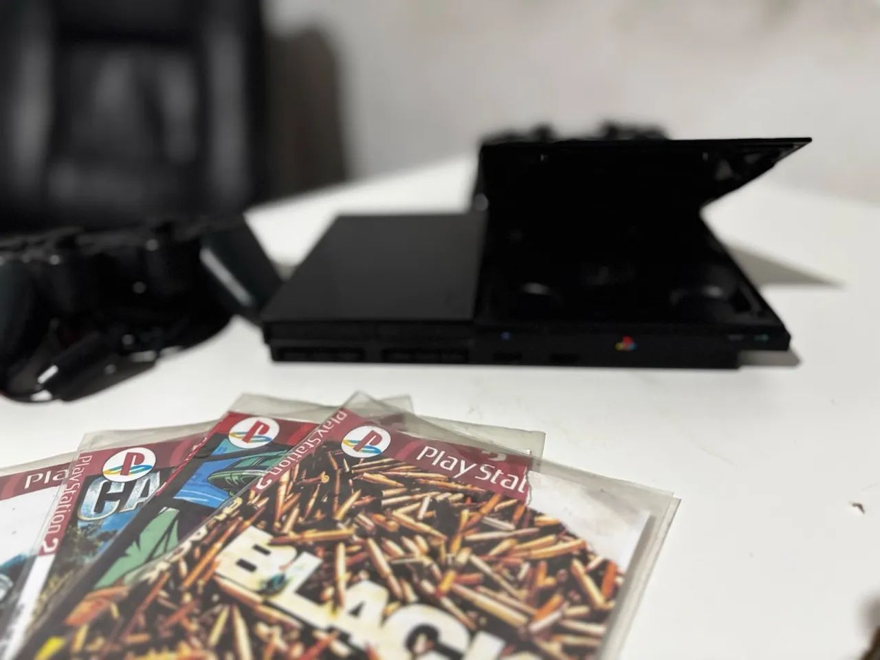 PS2 SLIM DESBLOQUEADO COM JOGOS - Foto 5