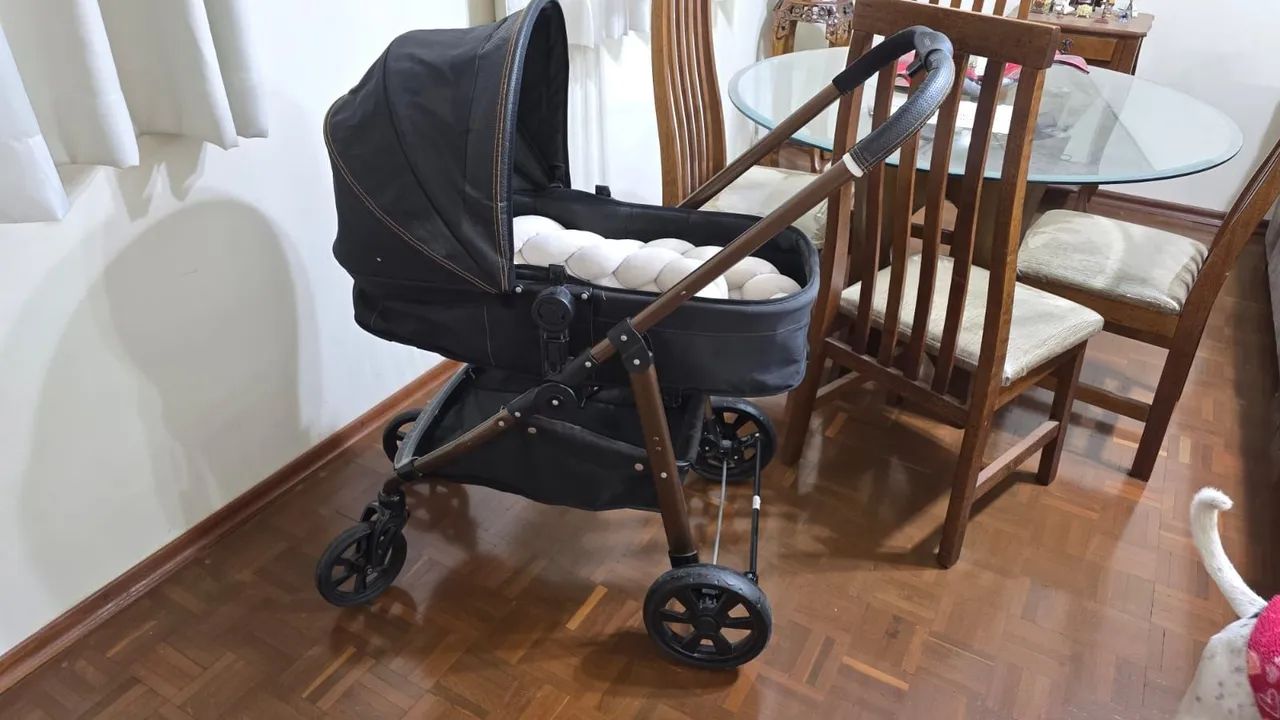 Carrinho moisés Galzerano + Bebê conforto