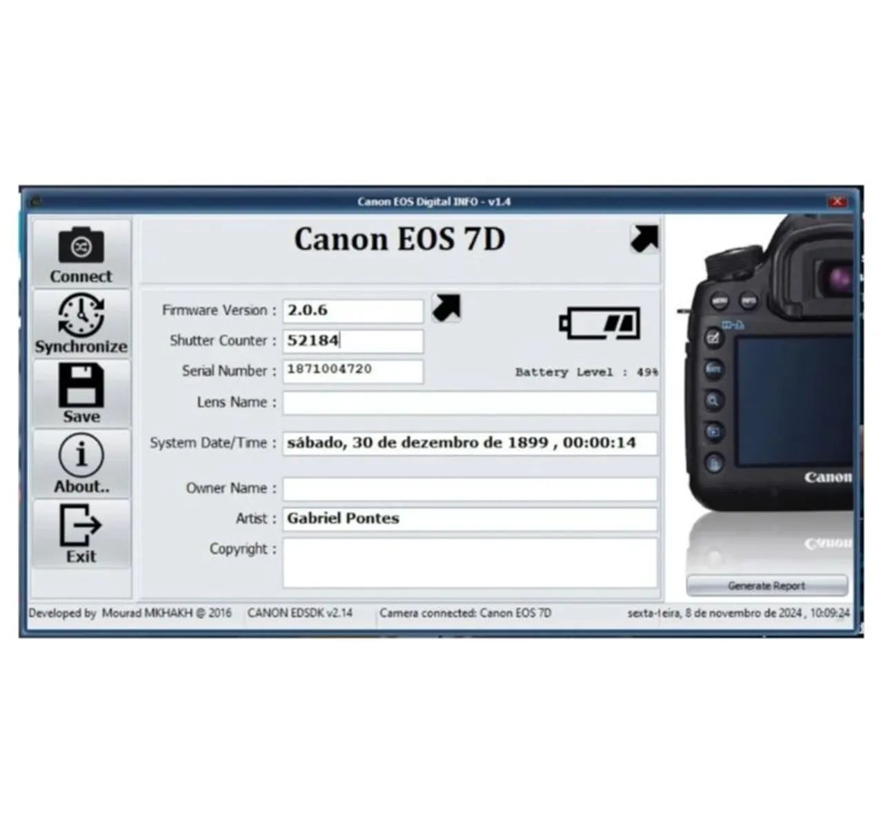 Câmera Canon EOS 7D - Foto 4