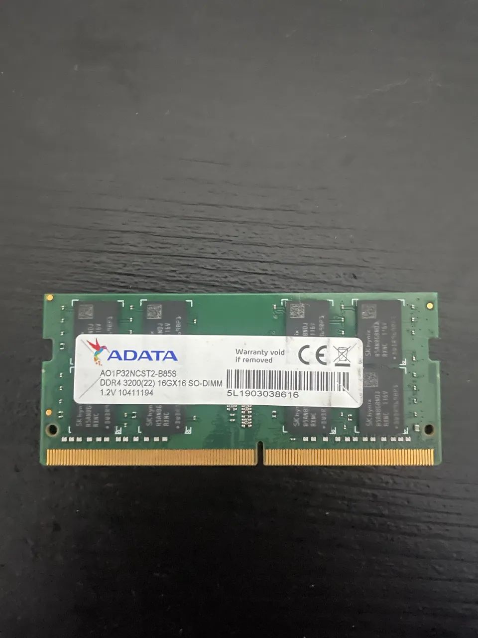 Memória RAM DDR4 16Gbs 3200 MHz 