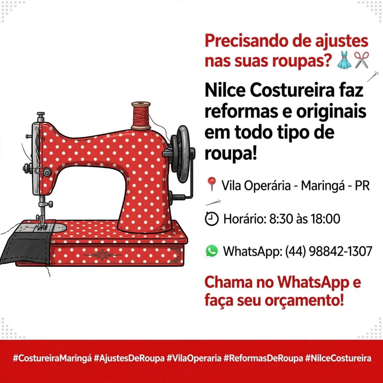 Nilce costureira 
