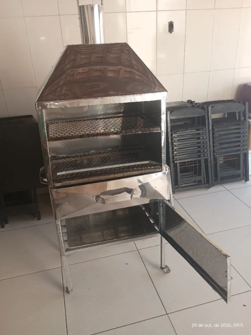 Churrasqueira de inox  nova contato * - Foto 3