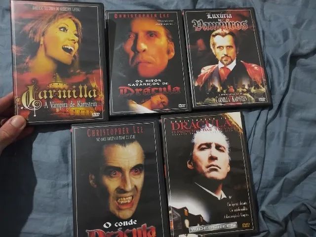 DVD Box - Vampiros (Christopher Lee) - 5 Discos 