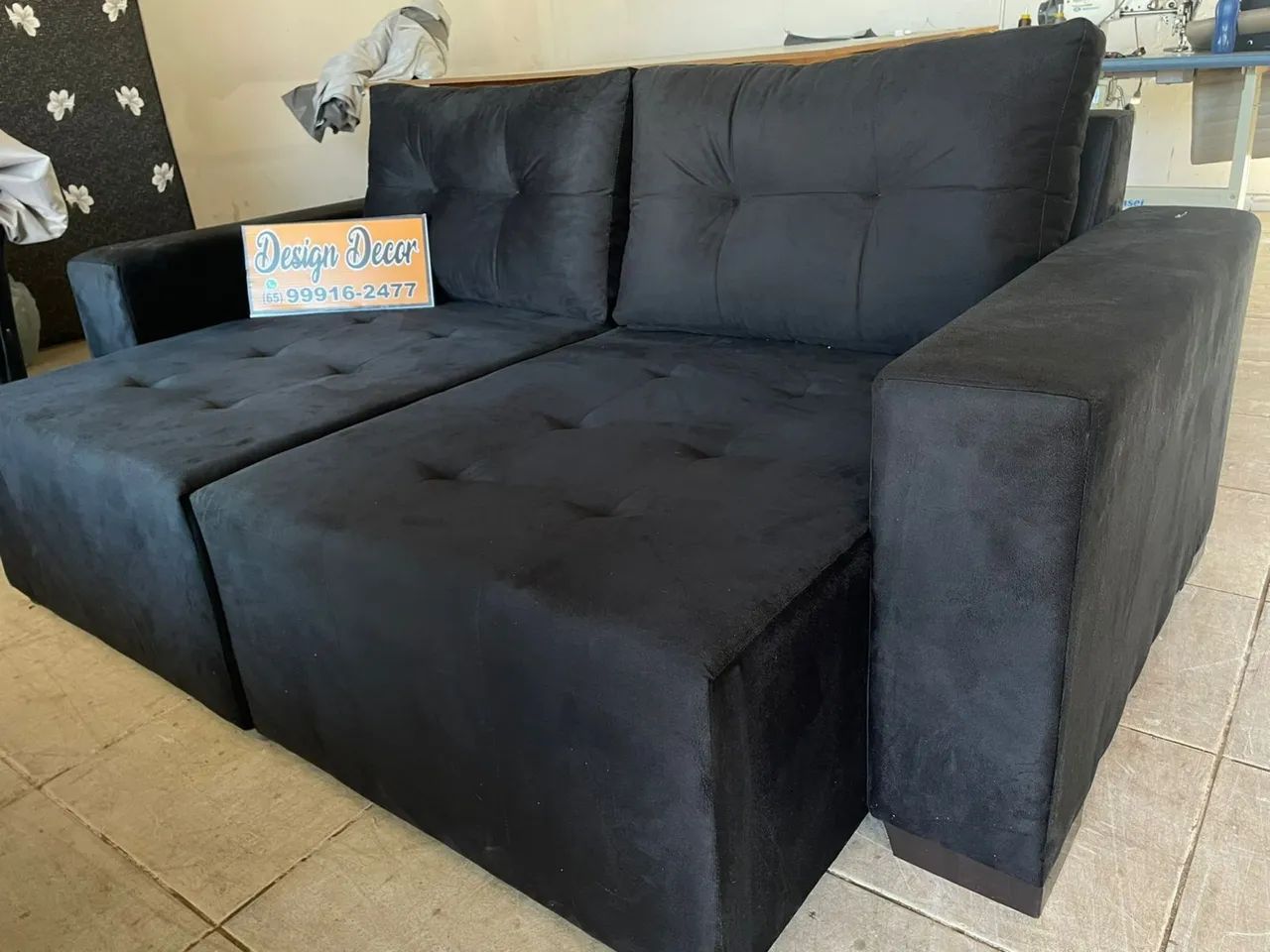 Sofá retrátil almofadado  - Foto 4