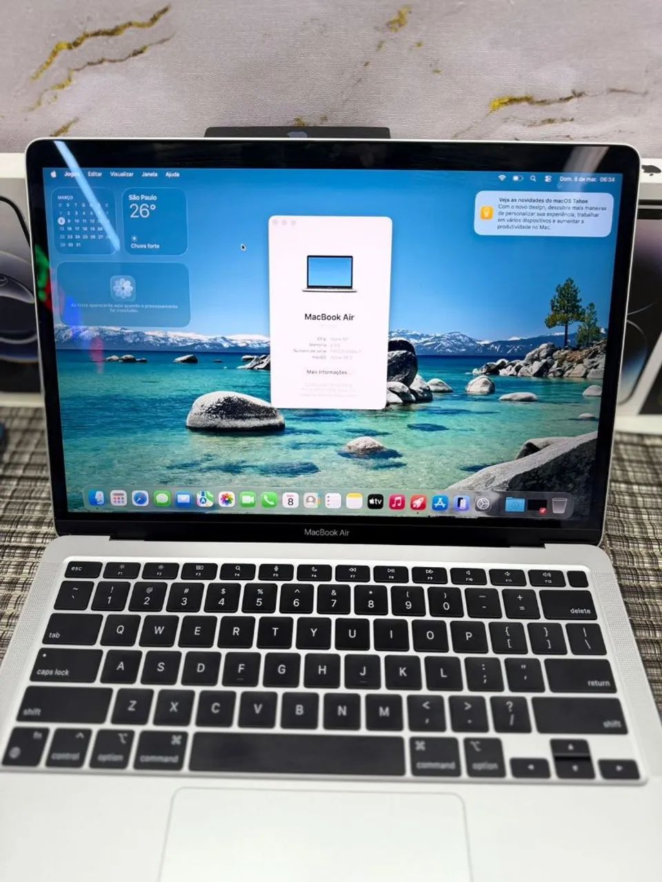 MACBOOK AIR M1 256GB<br>R$ 3.499,00 - Foto 2