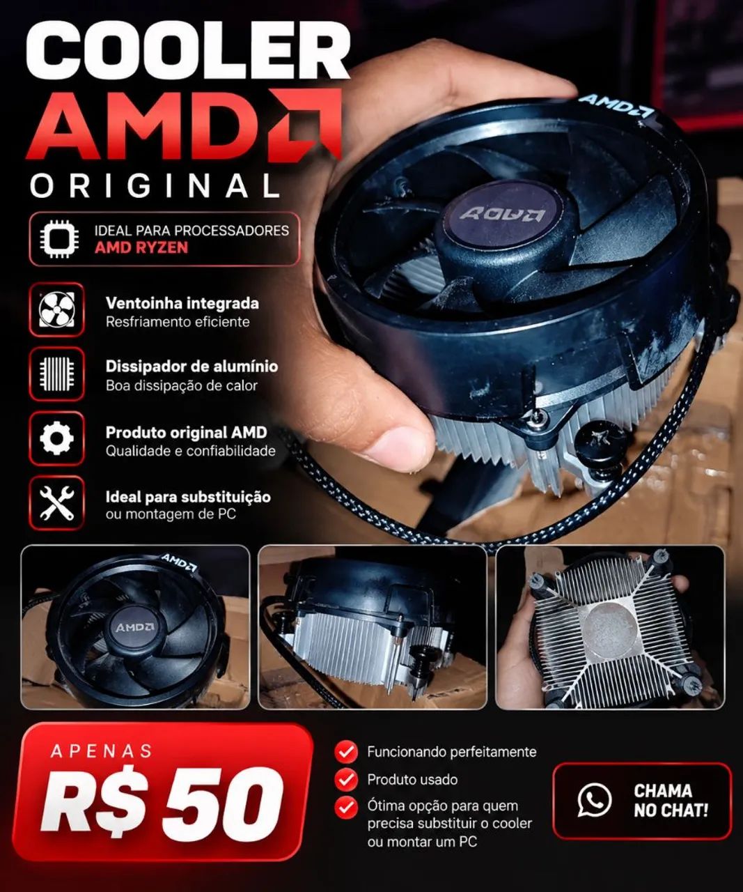 COOLER AMD ORIGINAL - R$ 50 ?