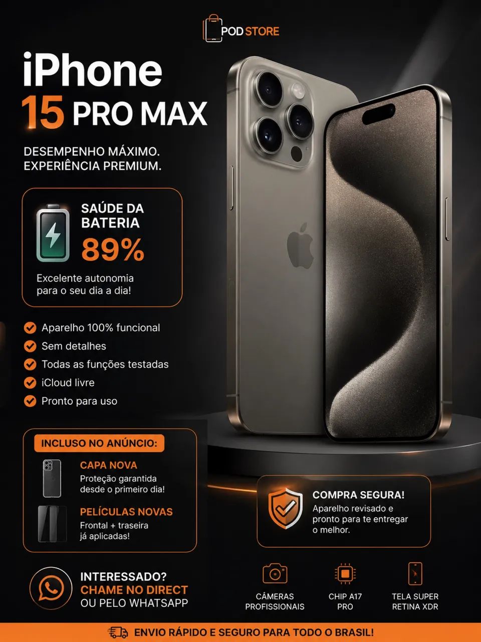 iPhone 15 pro max 