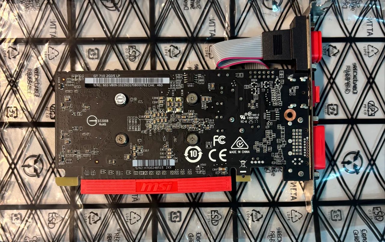 Placa De Vídeo Nvidia Msi Gt 710 2G DDR3, 64 Bits - Foto 2