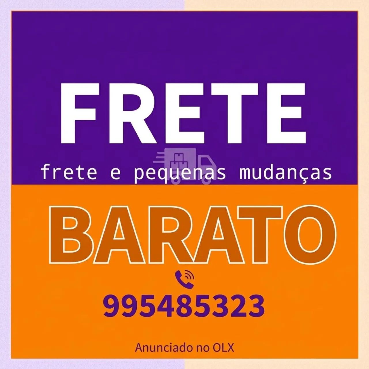 Frete e pequenas mudanças 