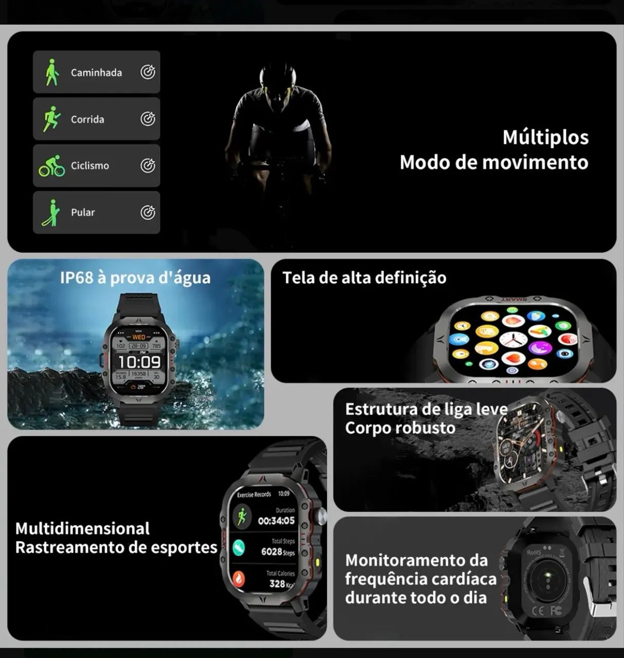 Smartwatch X32 seminovo  - Foto 3
