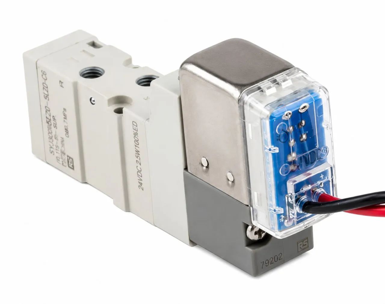 Válvula SYJ3000, Rosca Métrica, Solenoide, 49.08Nl/min 24V dc - Foto 3
