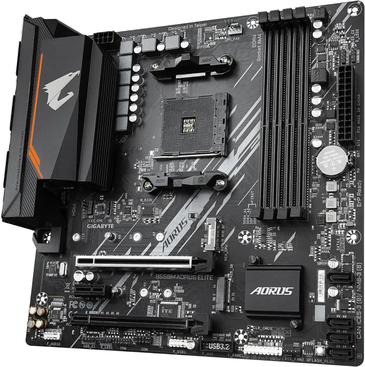 Placa Mãe AORUS ELITE B550 - Foto 3