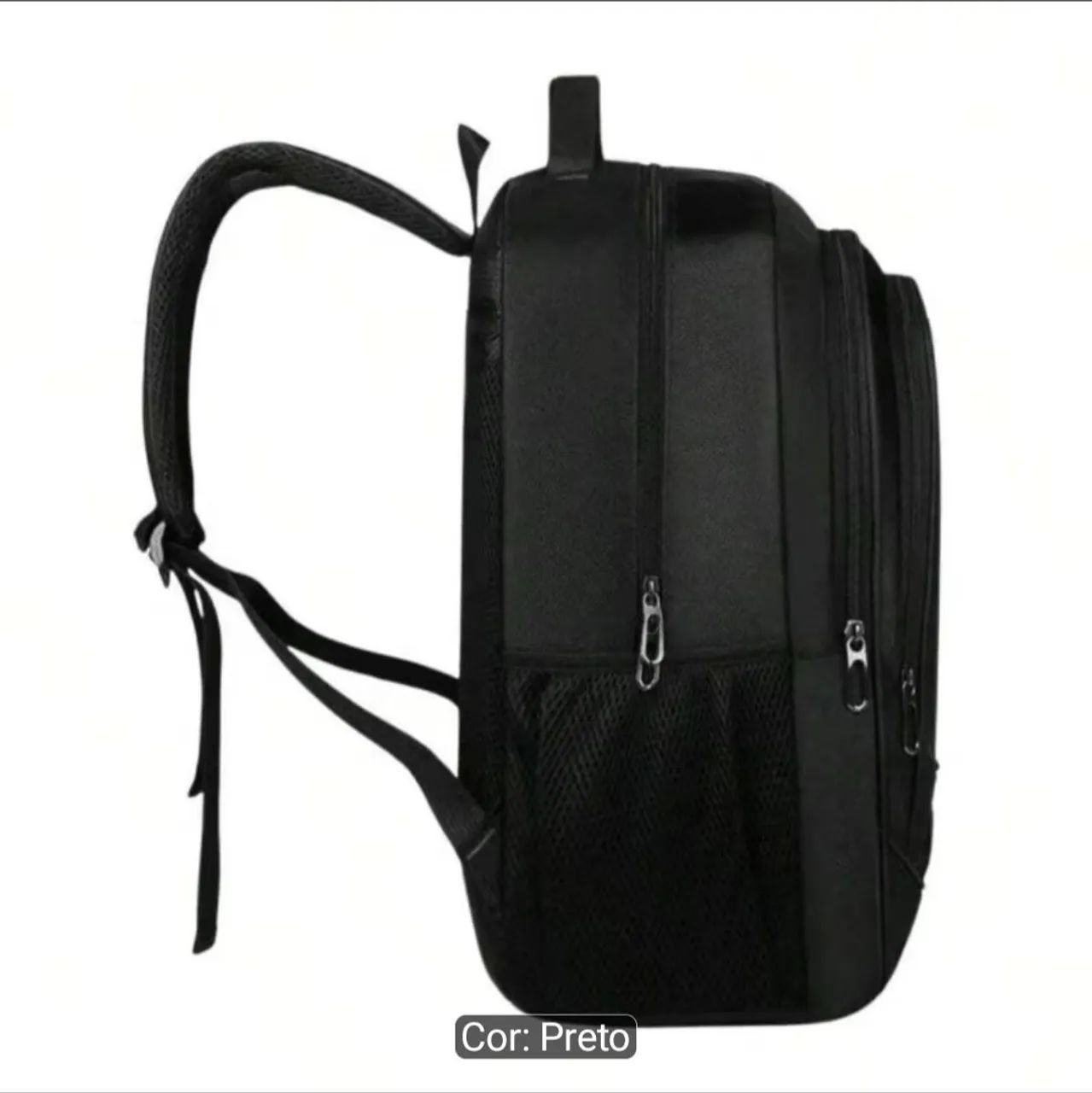 Mochila Preta Executiva - Prática, Espaçosa e Versátil - Foto 3