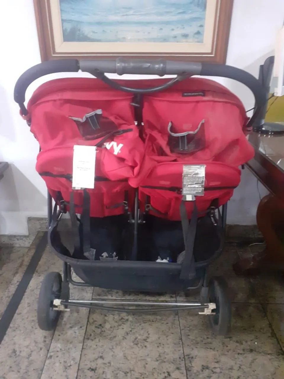 Carrinho para dois bebês  - Foto 2