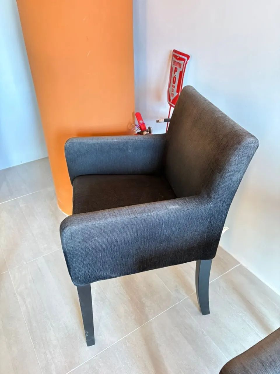 Cadeiras de tecido com braços - Foto 3