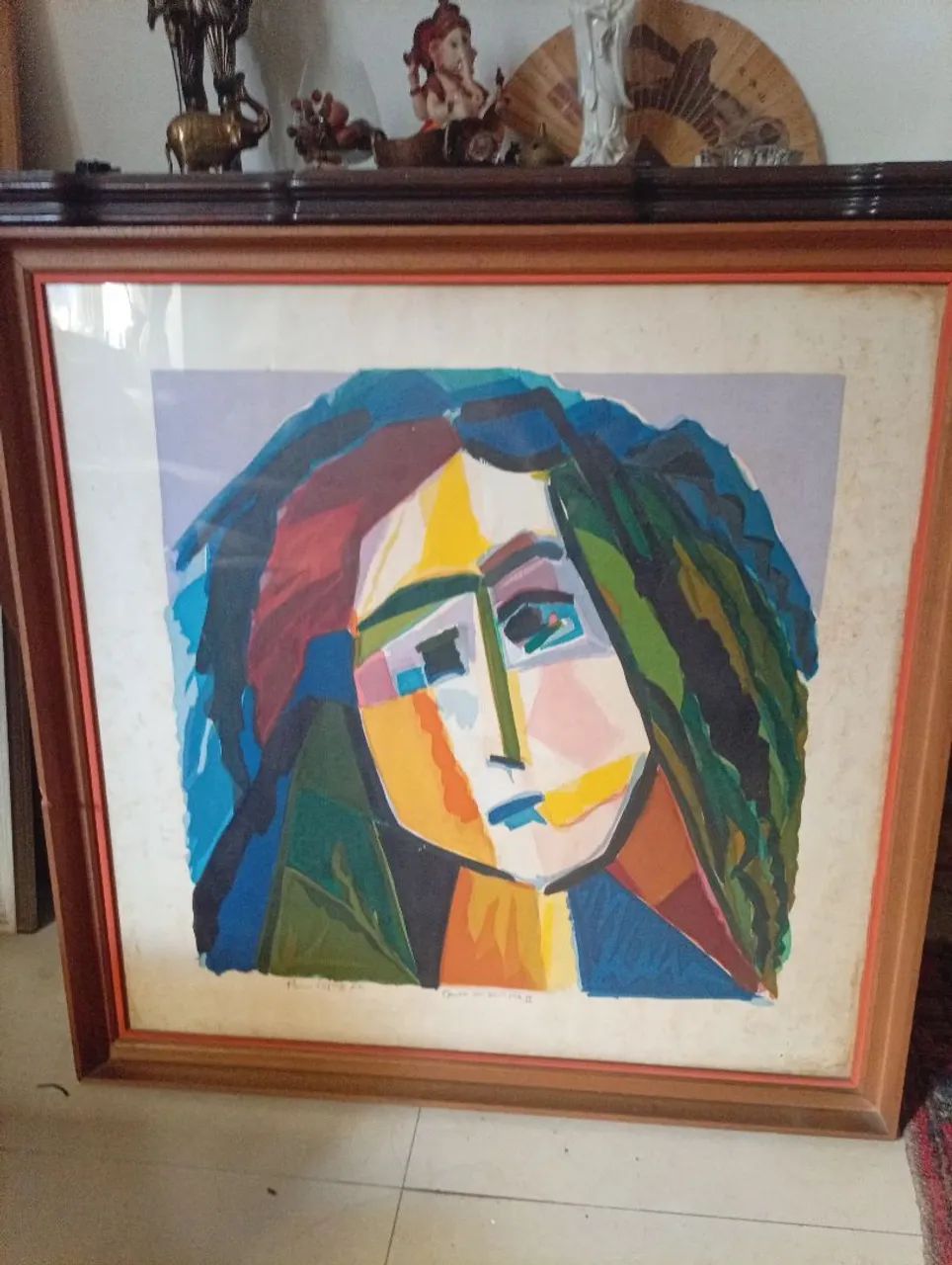 Quadro antigo prova do artista Paco Lopez - Foto 4
