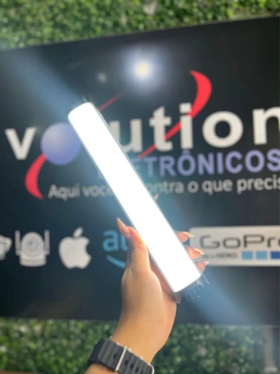 Bastão de Luz de Led - Bastão para Iluminação de Fotos e Vídeos - Tomate - Foto 3