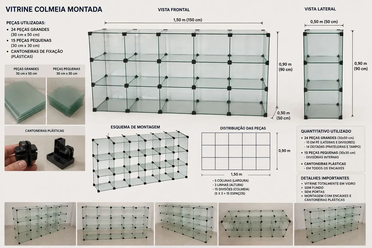 Vitrine de vidro