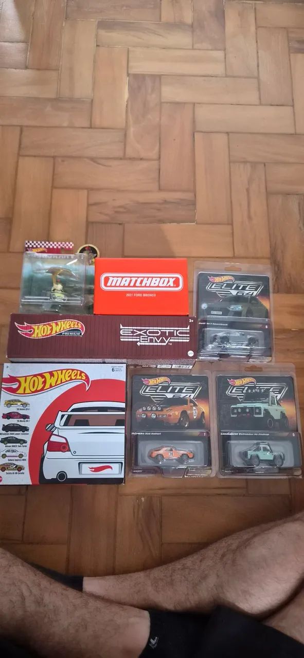 Mega Lote Hot Wheels Premium (Elite 64, Boxes JDM e Exotic Envy) - Novos!