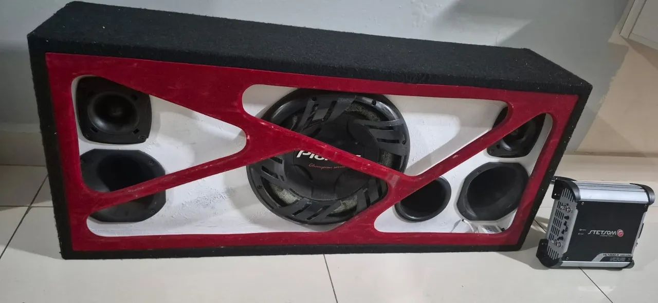Caixa de som automotiva com módulo Stetsom - Foto 4