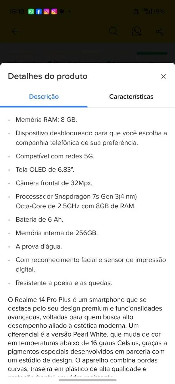 Realme 14+ pro Plus 256gb - Foto 5