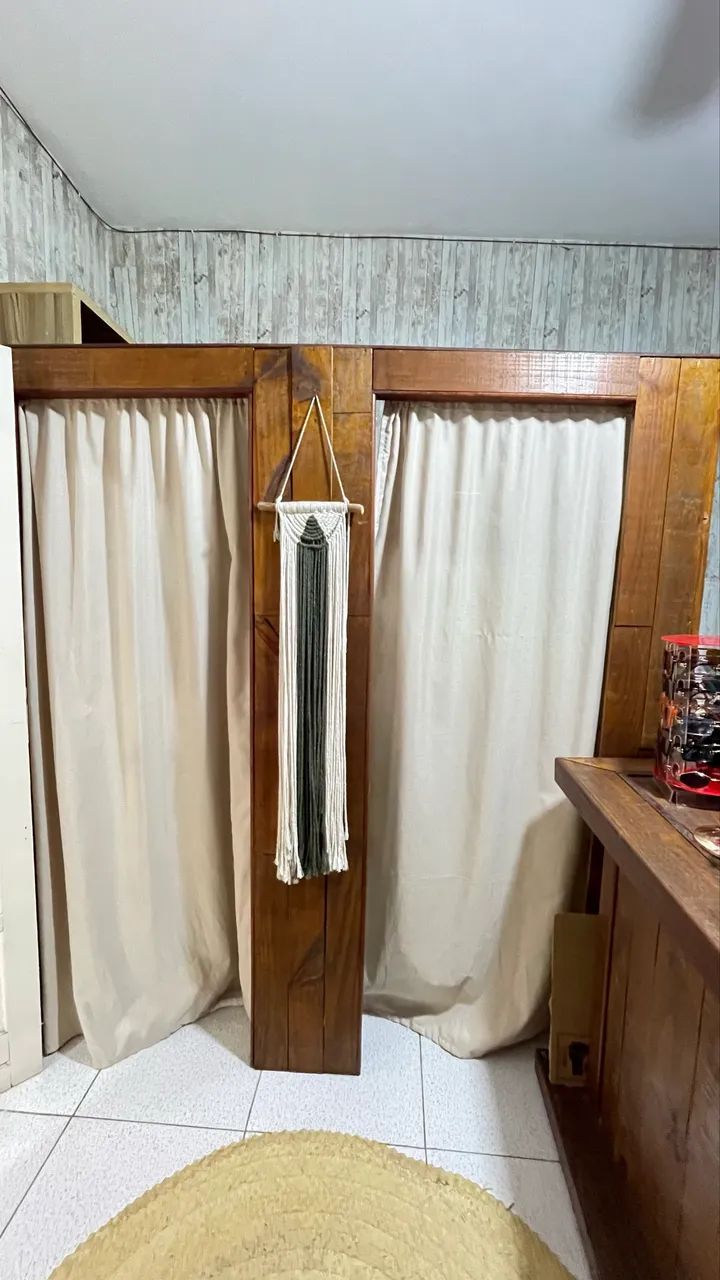 Provador Duplo de madeira 