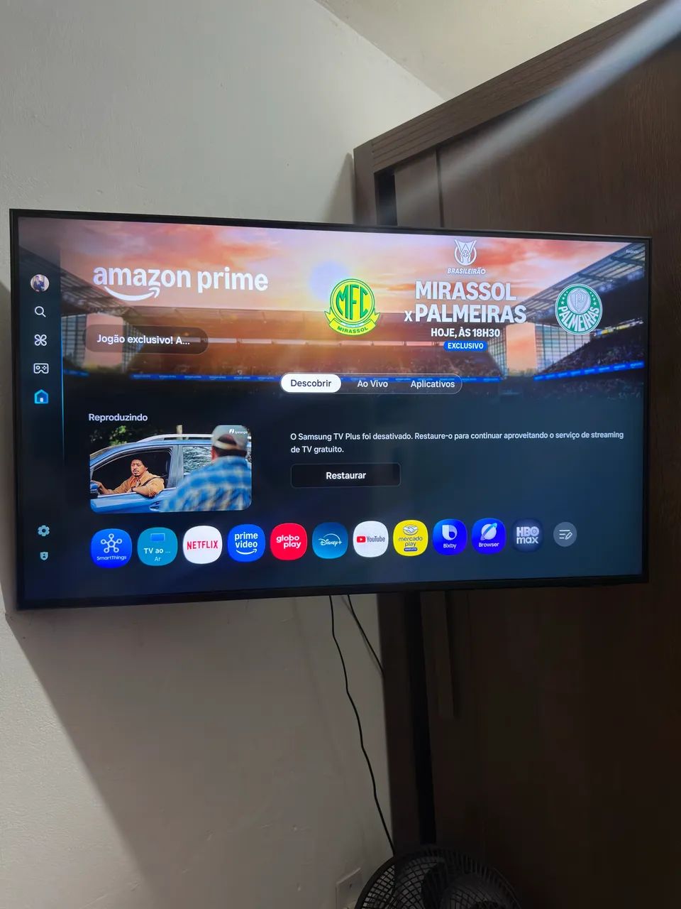 Smart TV LED 43" Samsung Crystal 4K HDR COM XBOX PASS