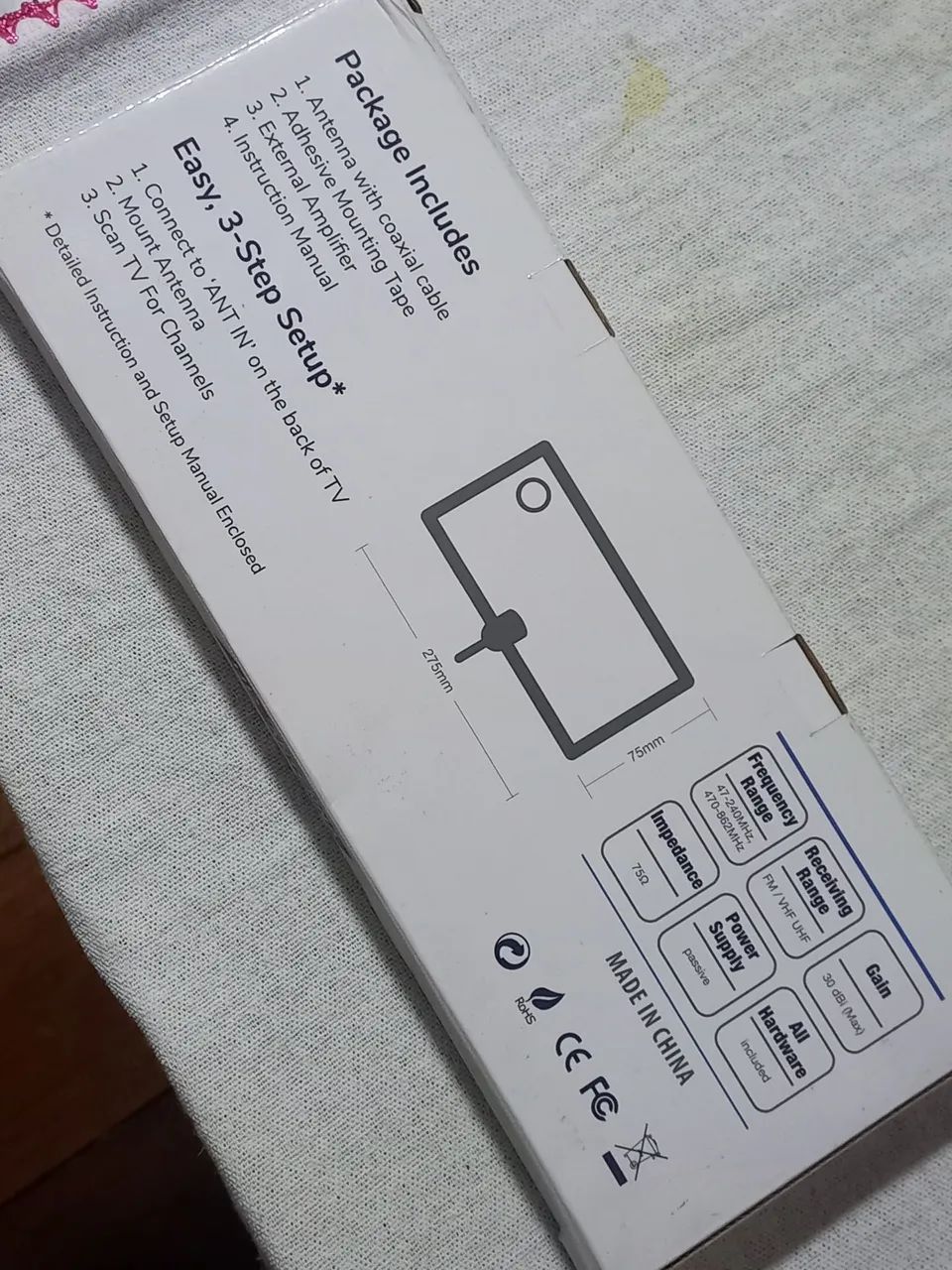 Antena slim HD interna - Foto 2