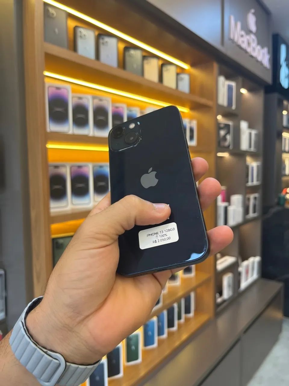 iPhone 13 128GB Preto 100%