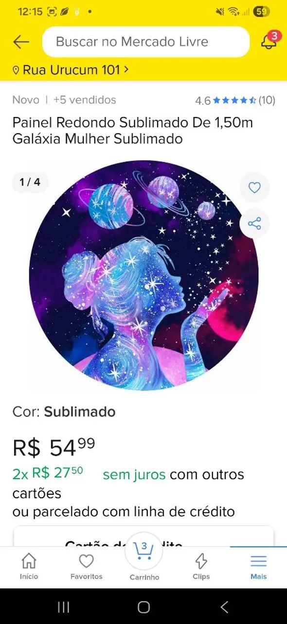 Painel com arco