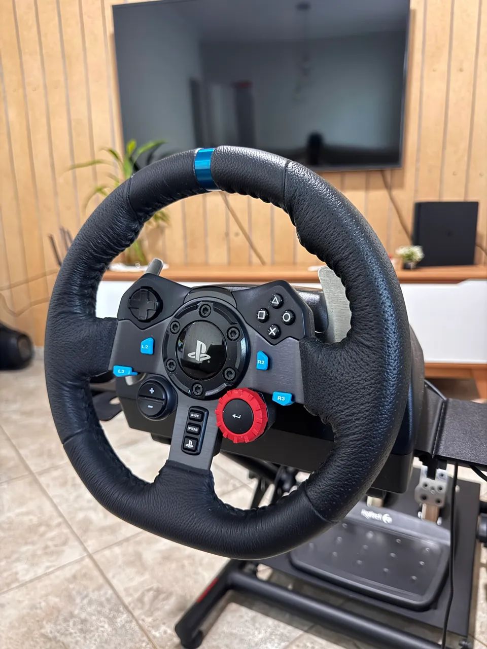 Volante logitech com Cockpit (COMPLETO) - Foto 4