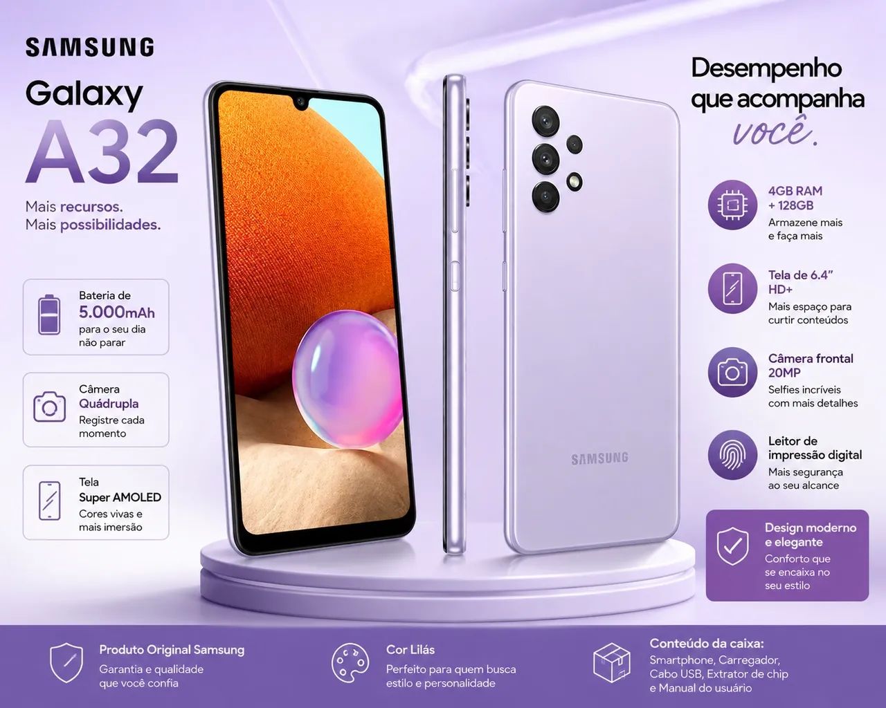 Vende- se Samsung A32 - Foto 2
