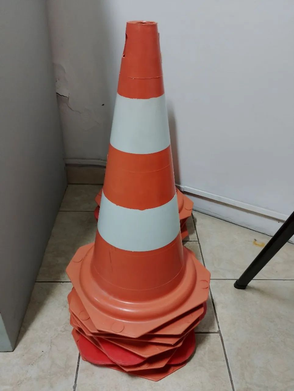 Cone de Sinalização de PVC 50 cm  - Foto 2