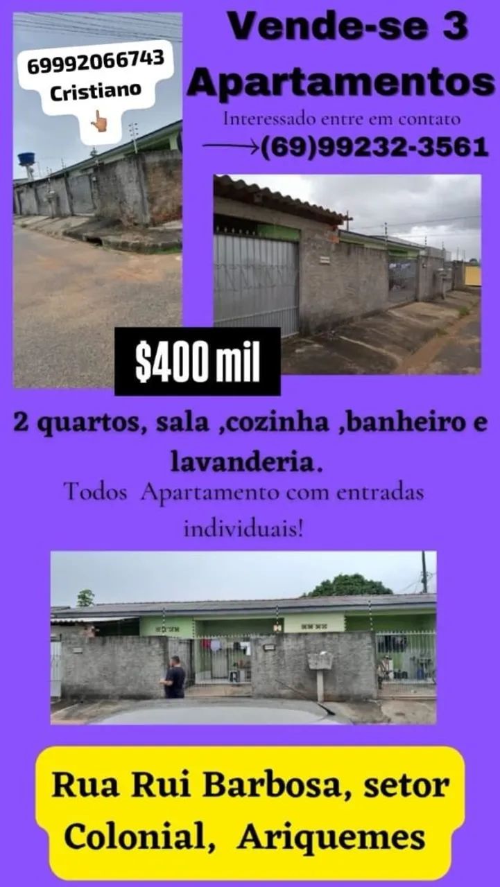vende ser um apartamento 
