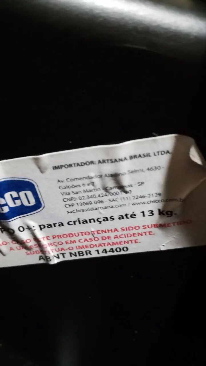 Bebê conforto com a base da chicoo  - Foto 3