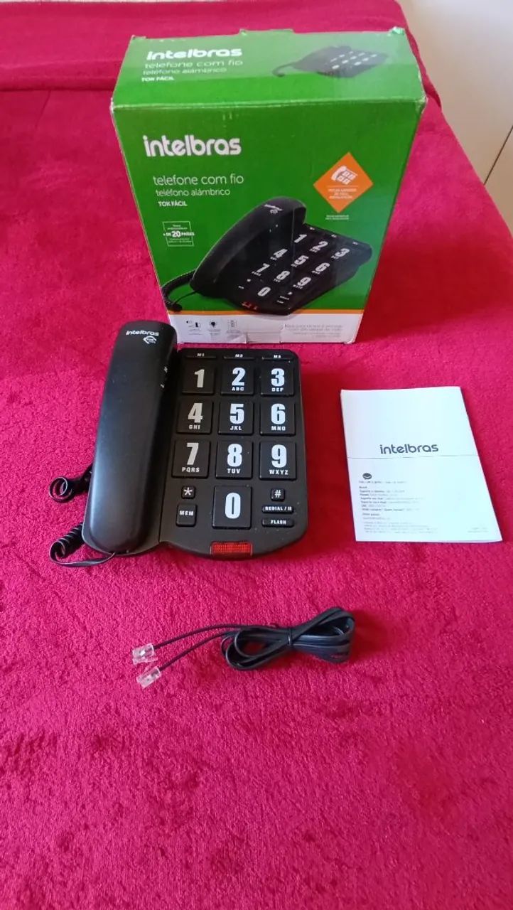 Telefone com fio Intelbras Tok Fácil - Foto 3