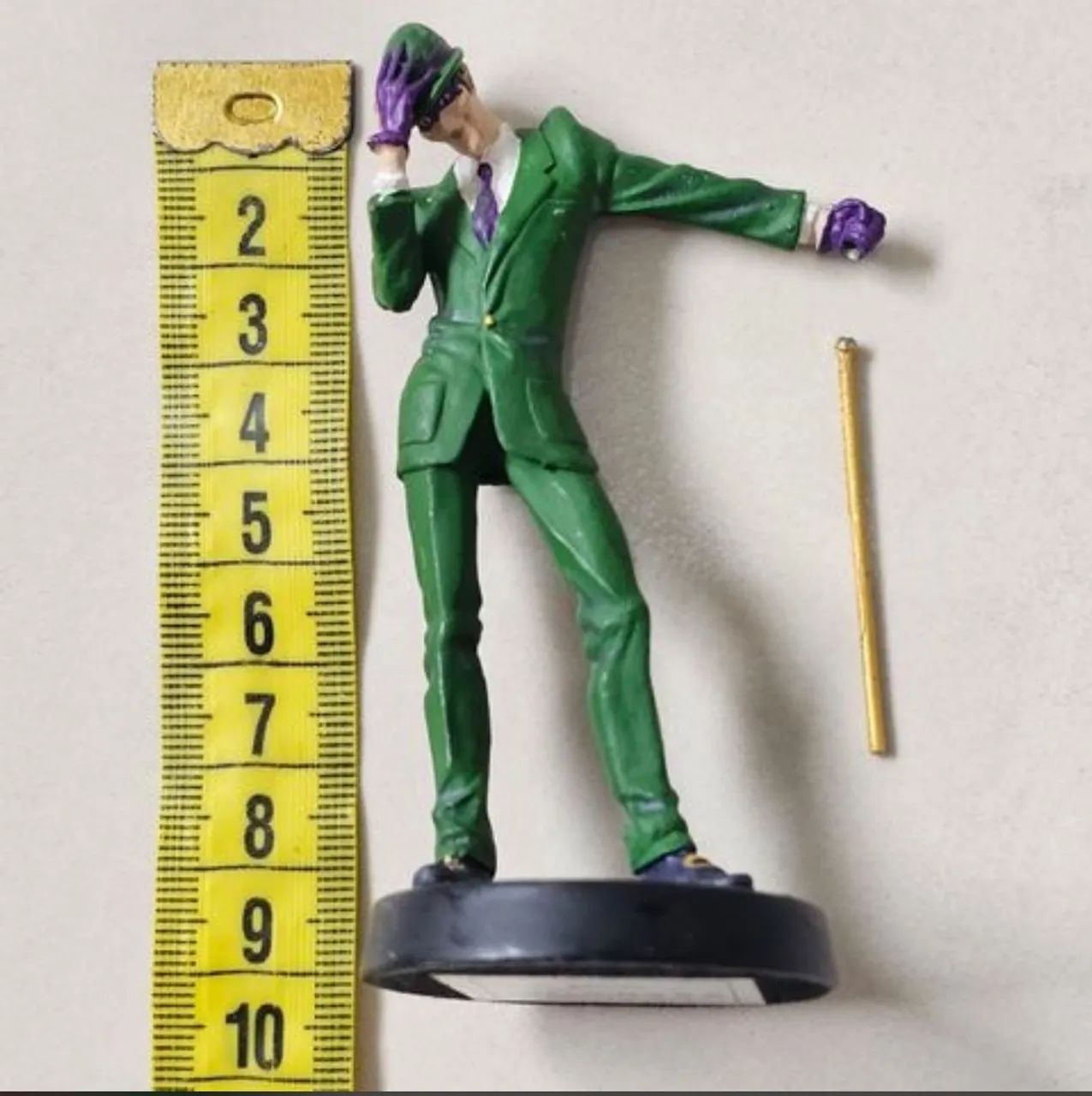 Miniatura Charada (Riddler) DC Super Hero collection da eaglemoss - Foto 5