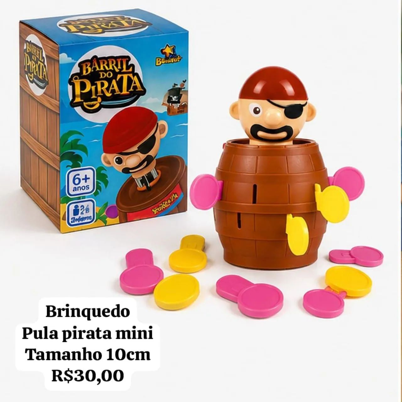 Brinquedo mini pula pirata - Foto 2