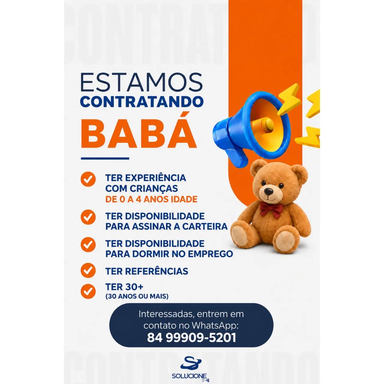 VAGAS - DOMÉSTICA E BABÁ  - Foto 2