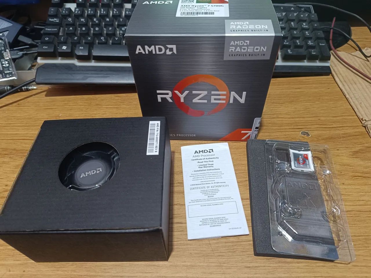 Cooler box AMD + caixa(vazia) 5700g  - Foto 3