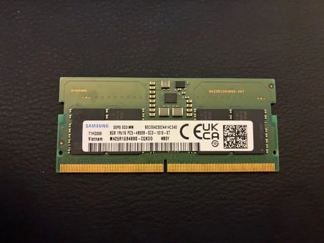 Memória RAM Samsung 8GB DDR5 4800MHz SO-DIMM Notebook - Memória
